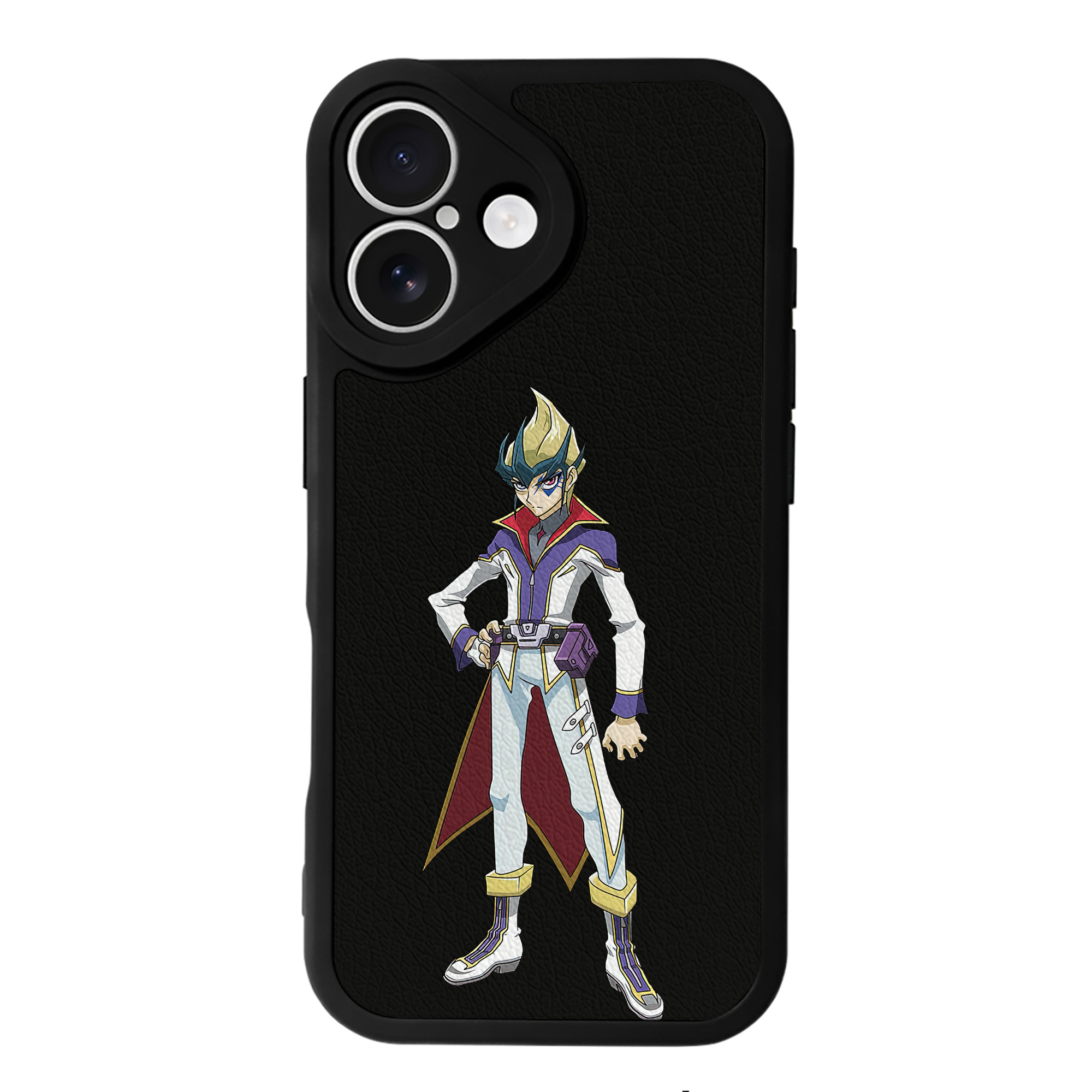 遊☆戯☆王 Yu-Gi-Oh! 【iPhone 16シリーズ対応】シリコンスマホケース（レザー調） 材質：シリコン